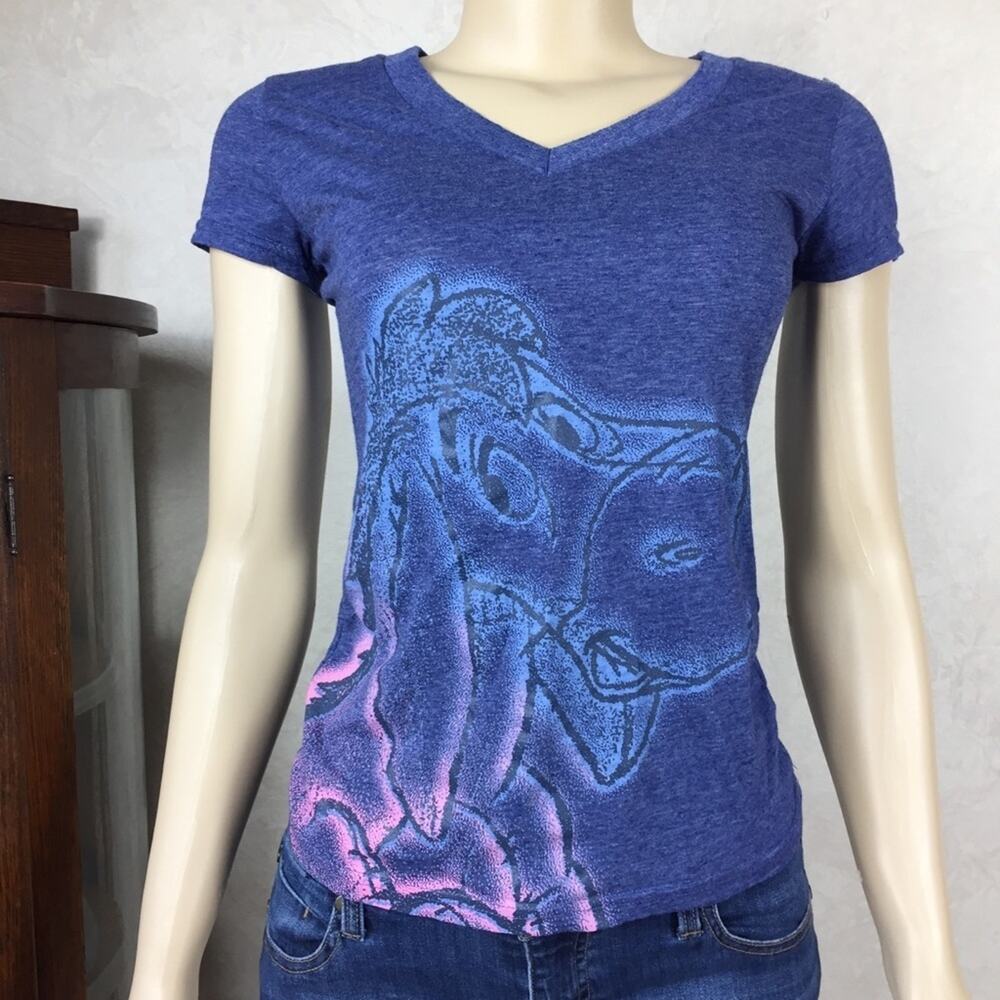 Eeyore T-shirt in Blue and Pink by Disney